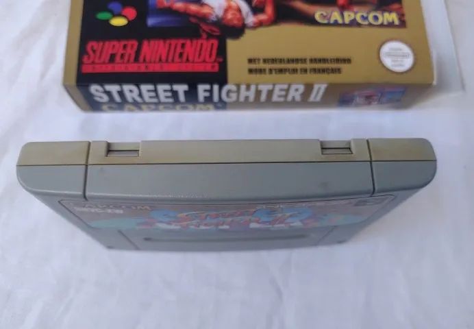 Super Street Fighter 2 Original Super Famicom, Caixa Repro - Foto 5