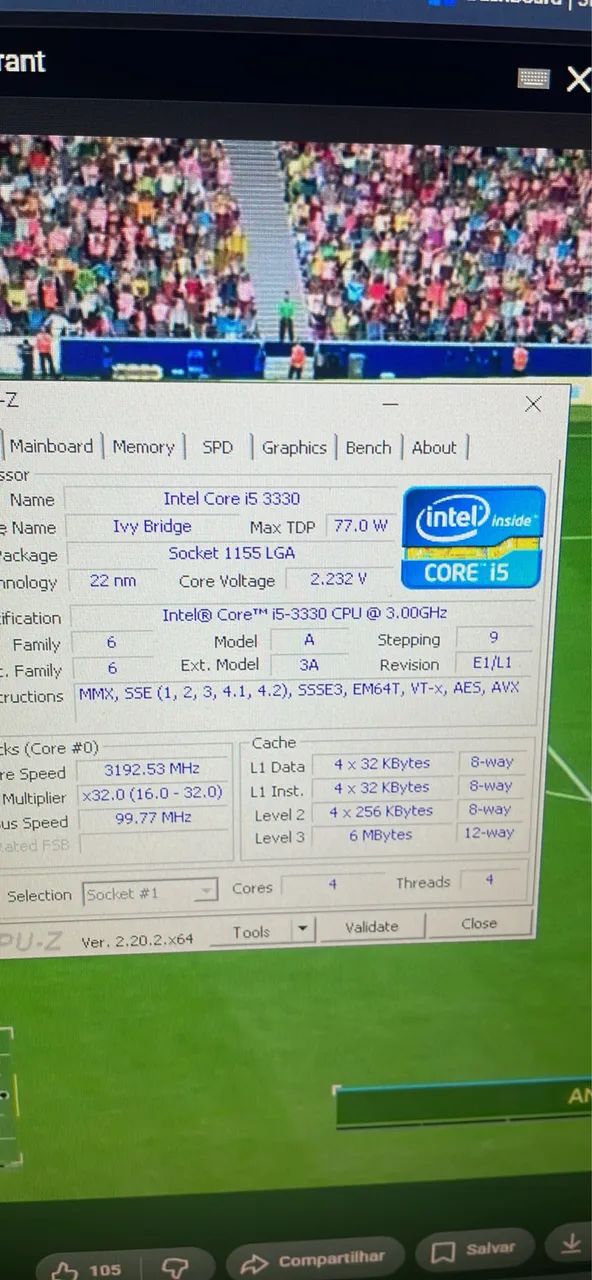 Kit i5 3330 16gb de ram - Foto 2