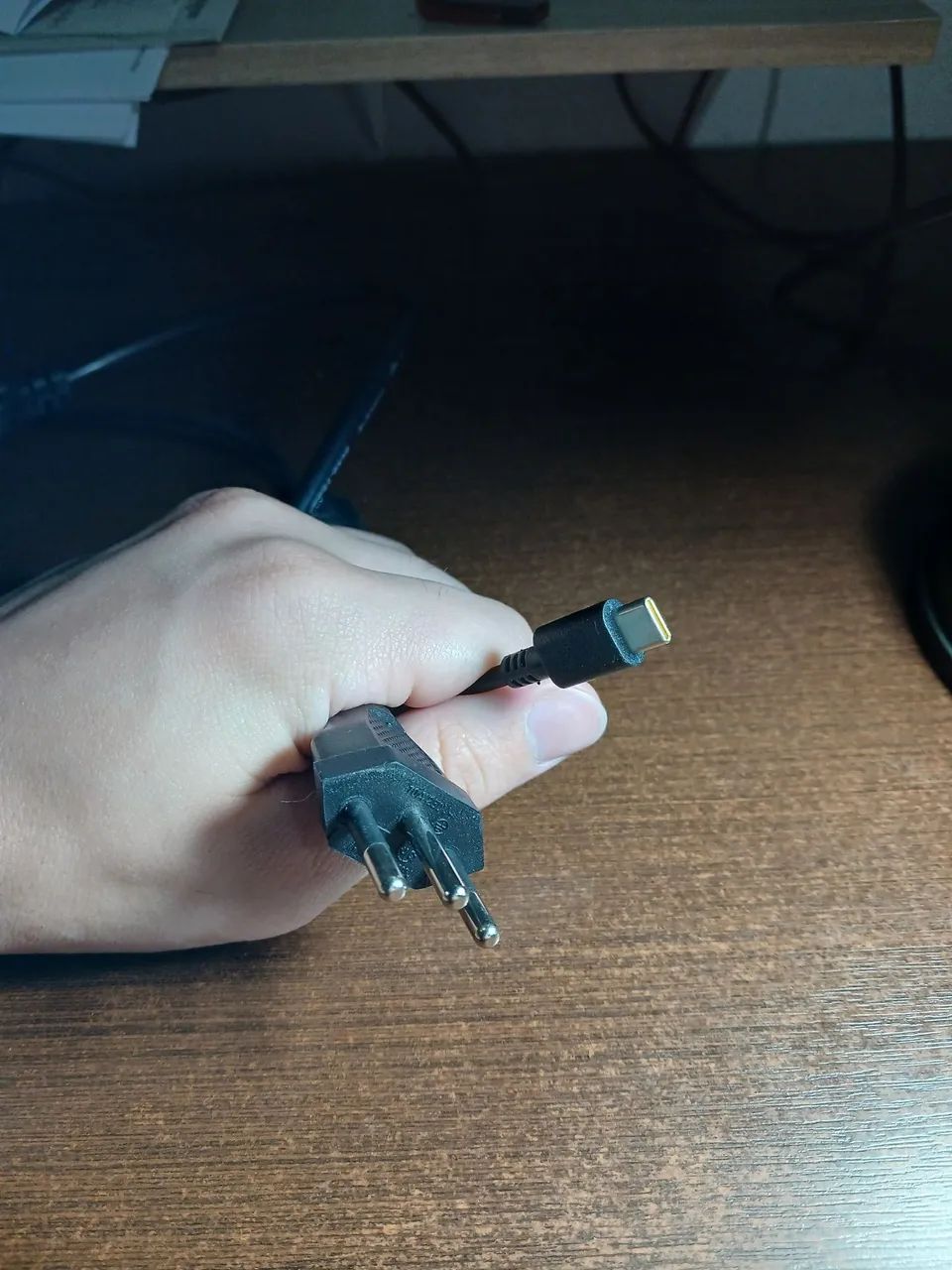 Carregador Lenovo Original USB-C - Foto 4