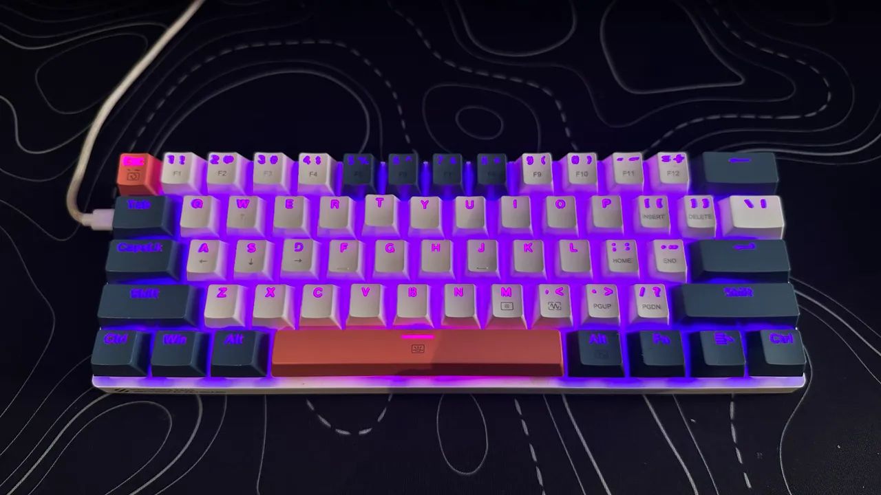 Teclado mecânico machenike k500 b61