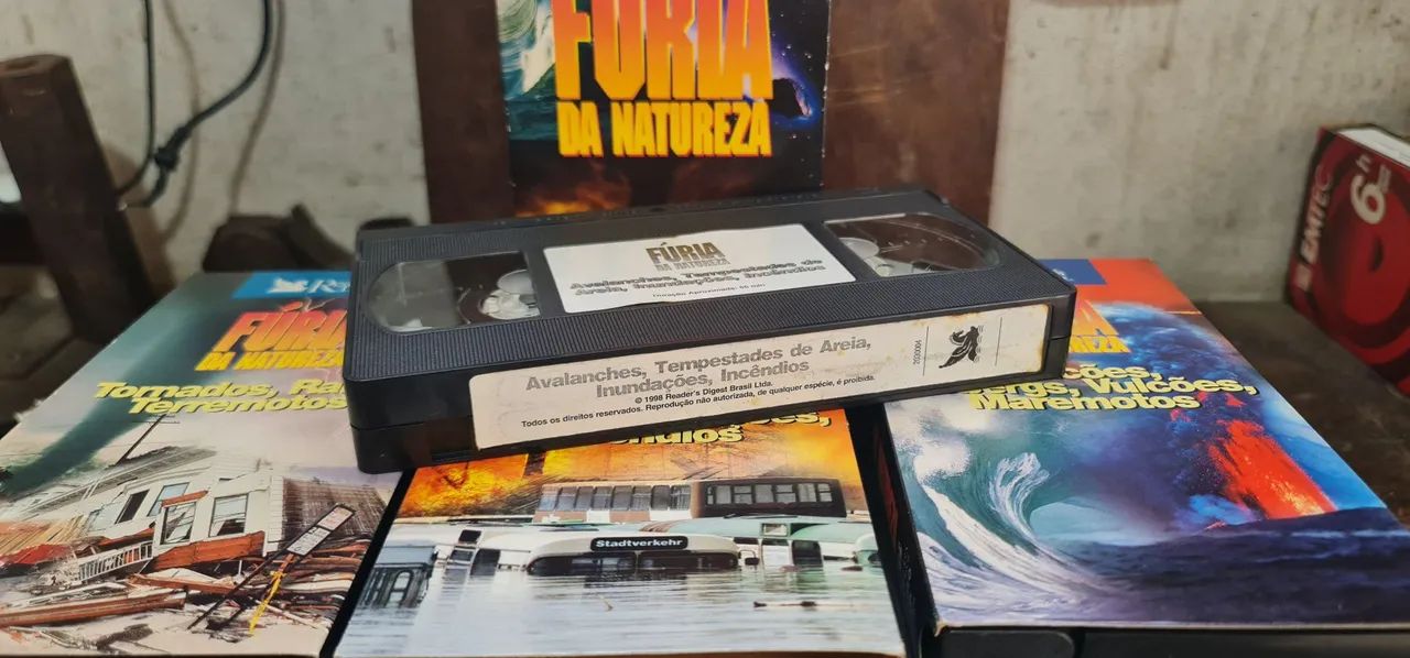 Coleção FÚRIA DA NATUREZA - 3 fitas VHS - Foto 4