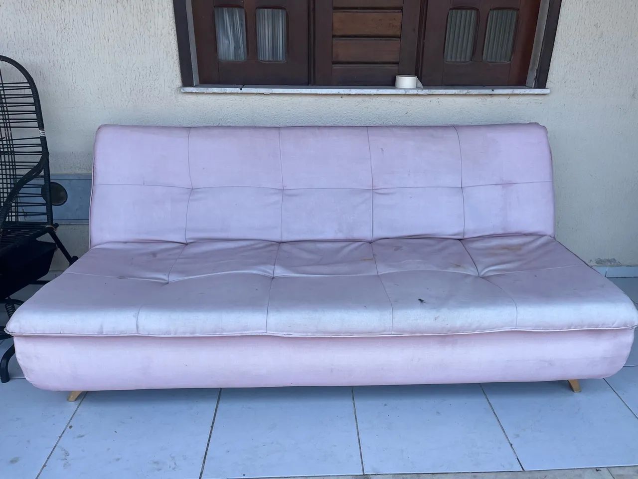 Sofá cama 3 lugares R$350  - Foto 2