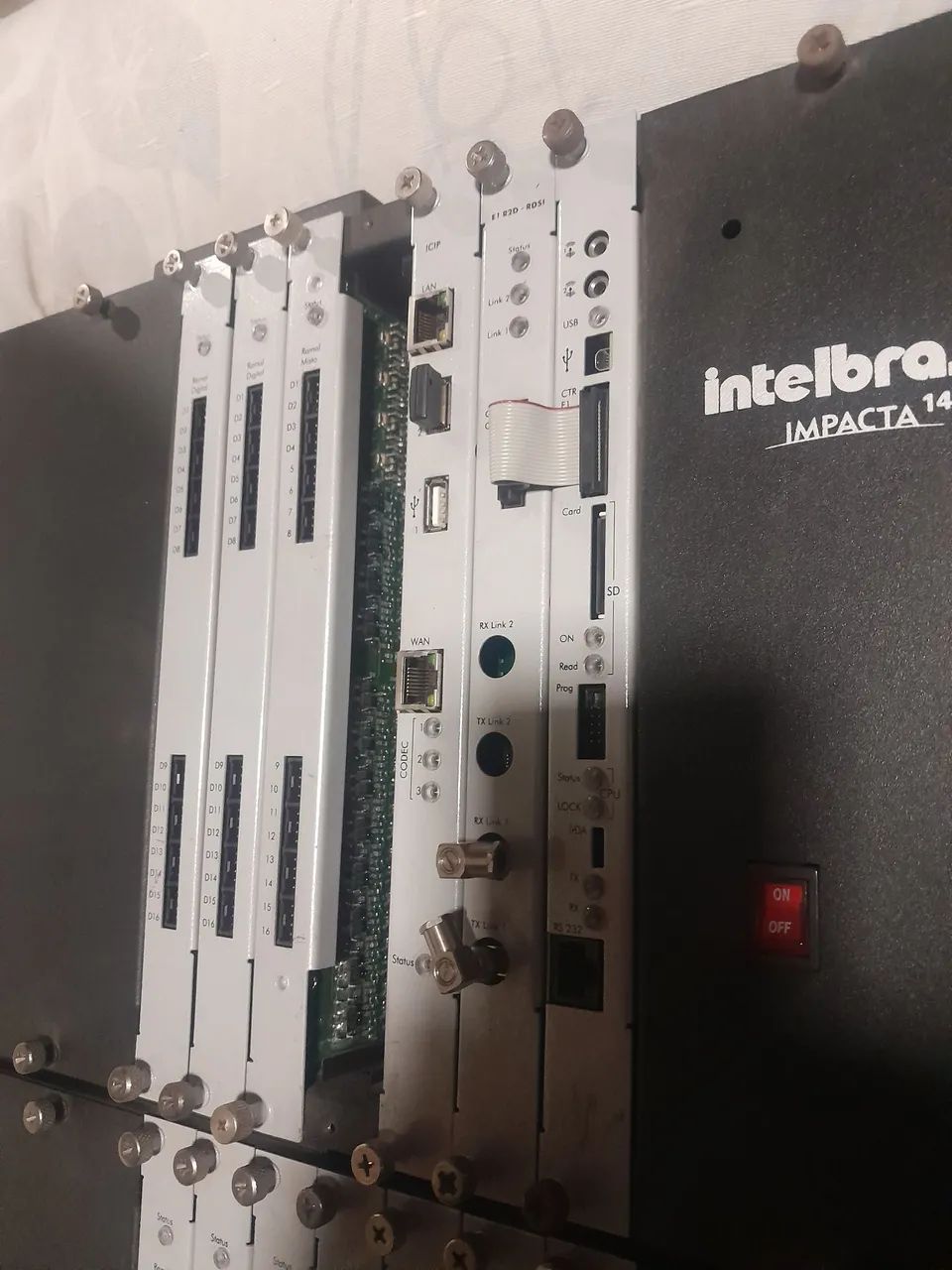 Kit 2 central impacta intelbras digital ramal IP e analogico  - Foto 3