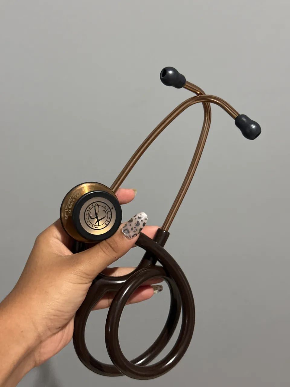 Estetoscópio Littmann Classic III Bronze/Chocolate Original - Pouquíssimo Uso - Foto 4