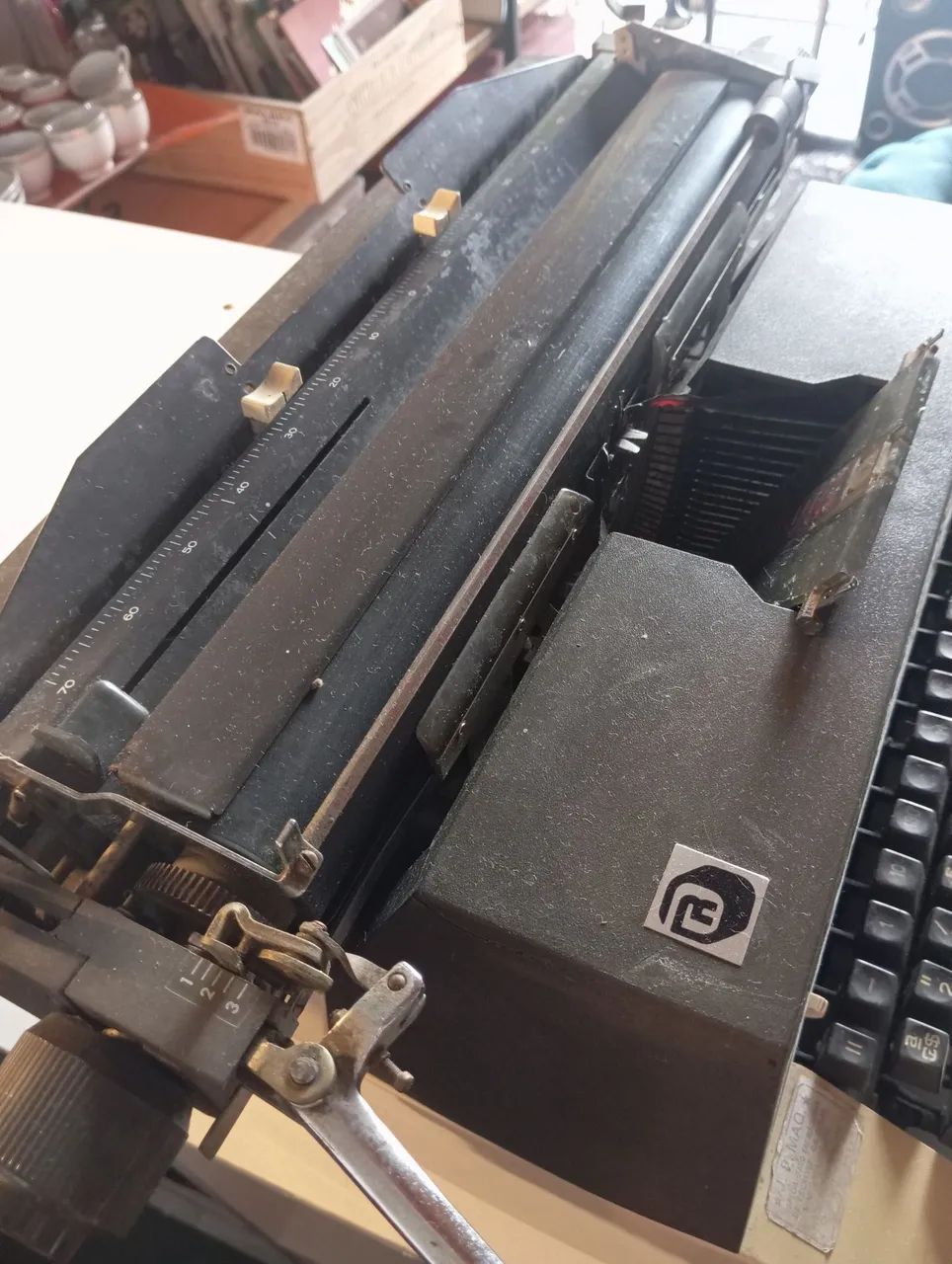 Máquina datilografia antiga - Foto 4