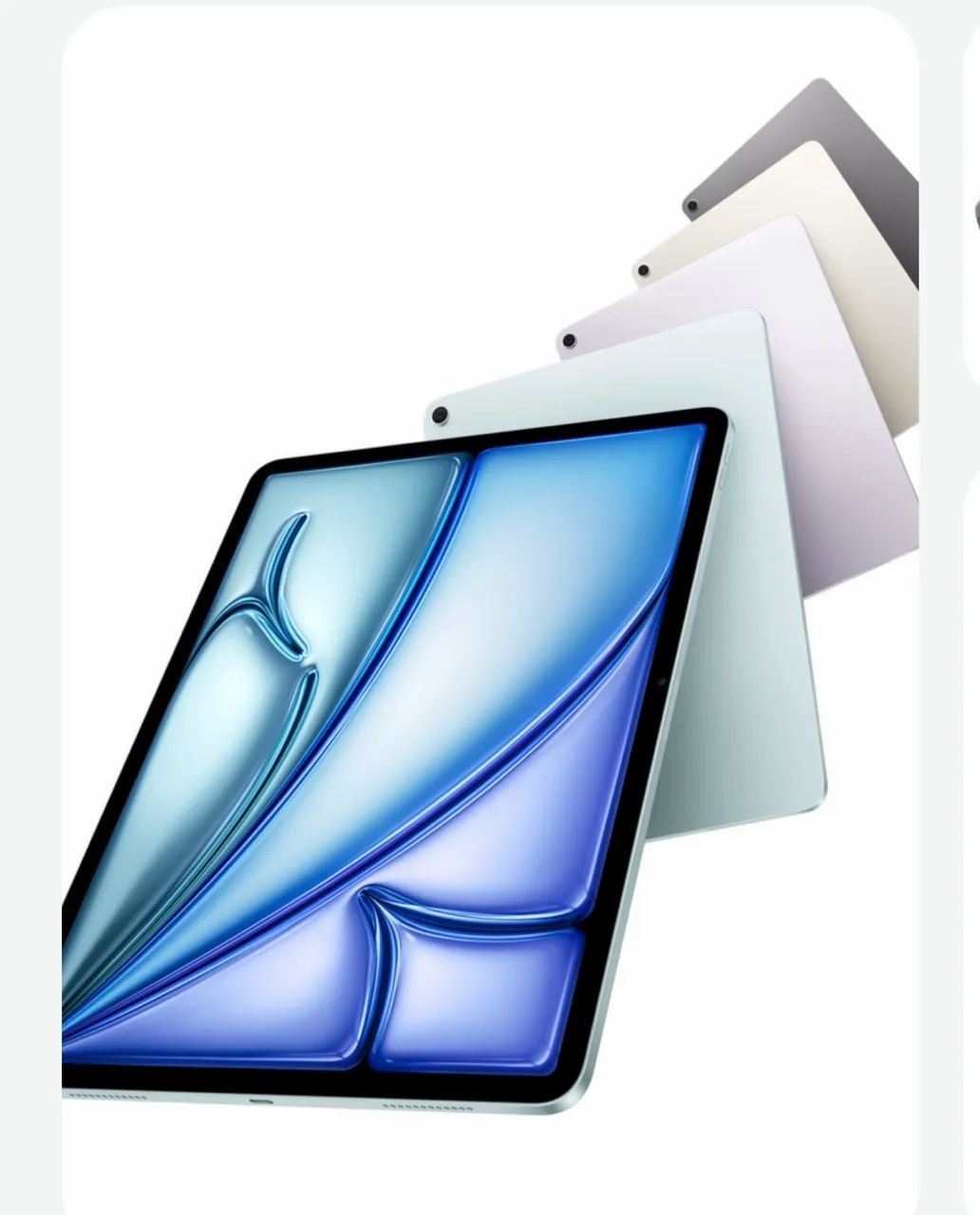 Apple iPad Air M4 de 11 polegadas Wi-Fi 128 GB - Estelar - Lacrado! - Foto 5
