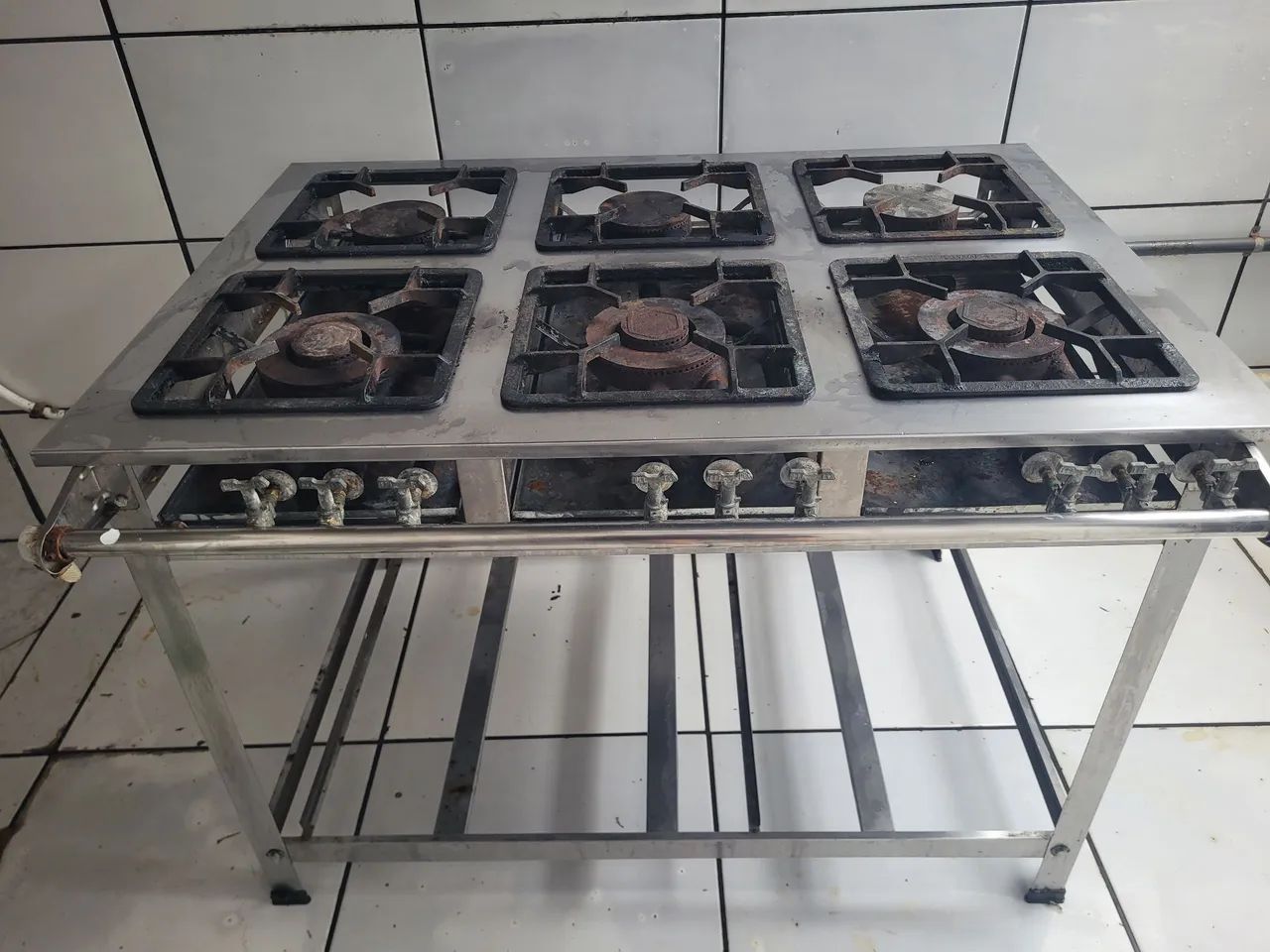 Fogão industrial inox 