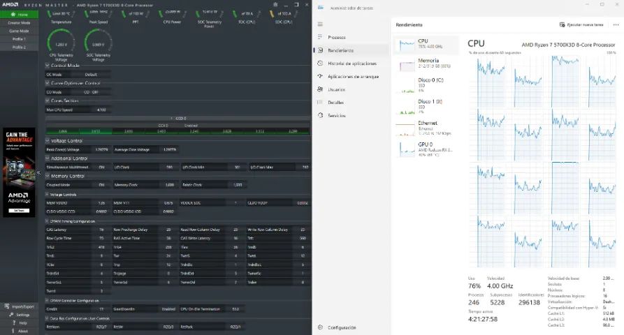 ryzen 7 5700x3d - Foto 2