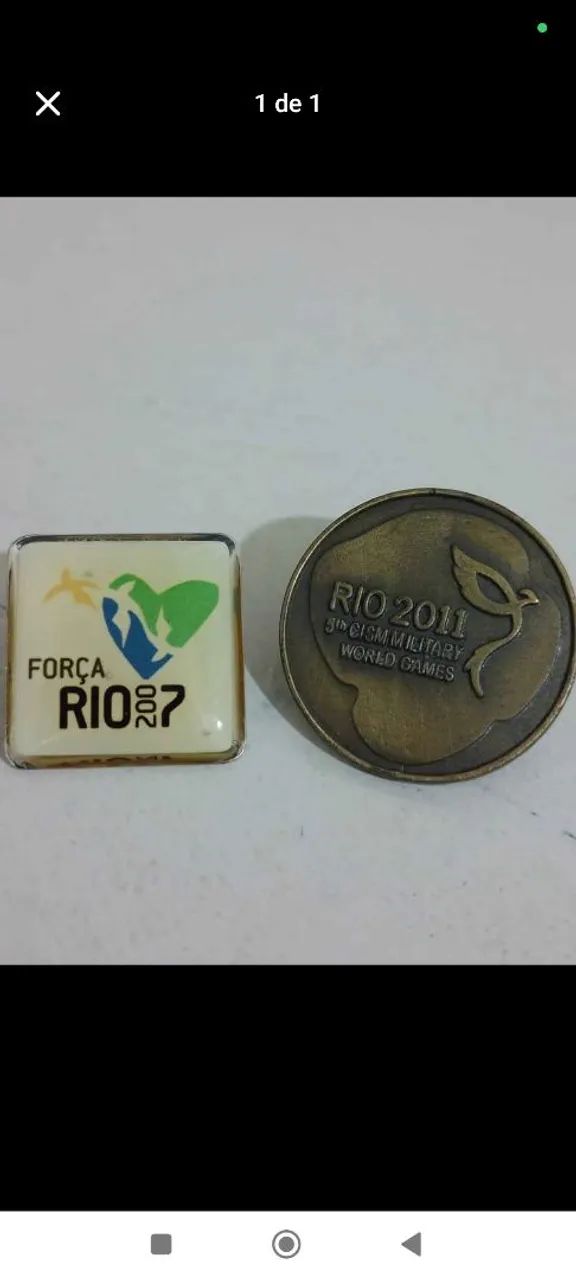 2 pins eventos esportivos 