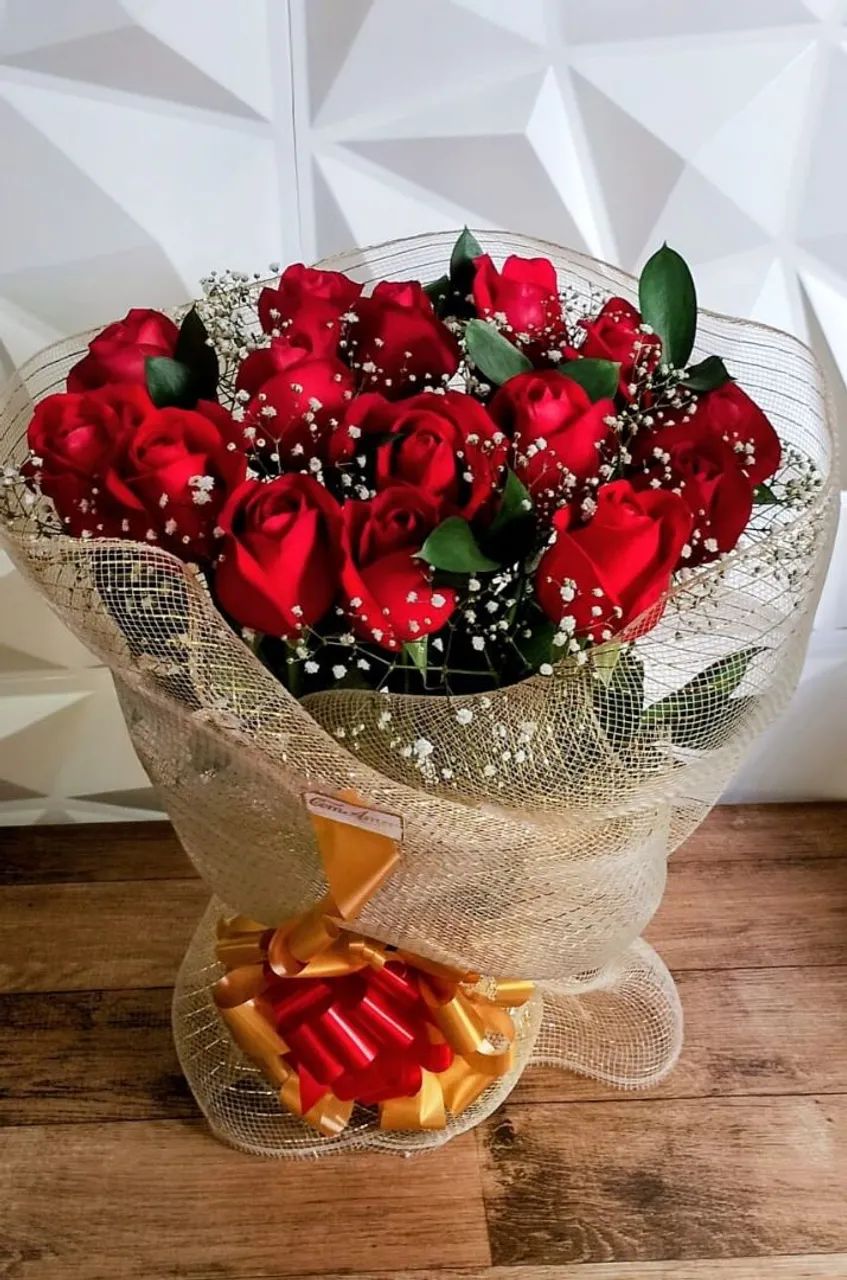 Buque de 15 Rosas vermelhas 
