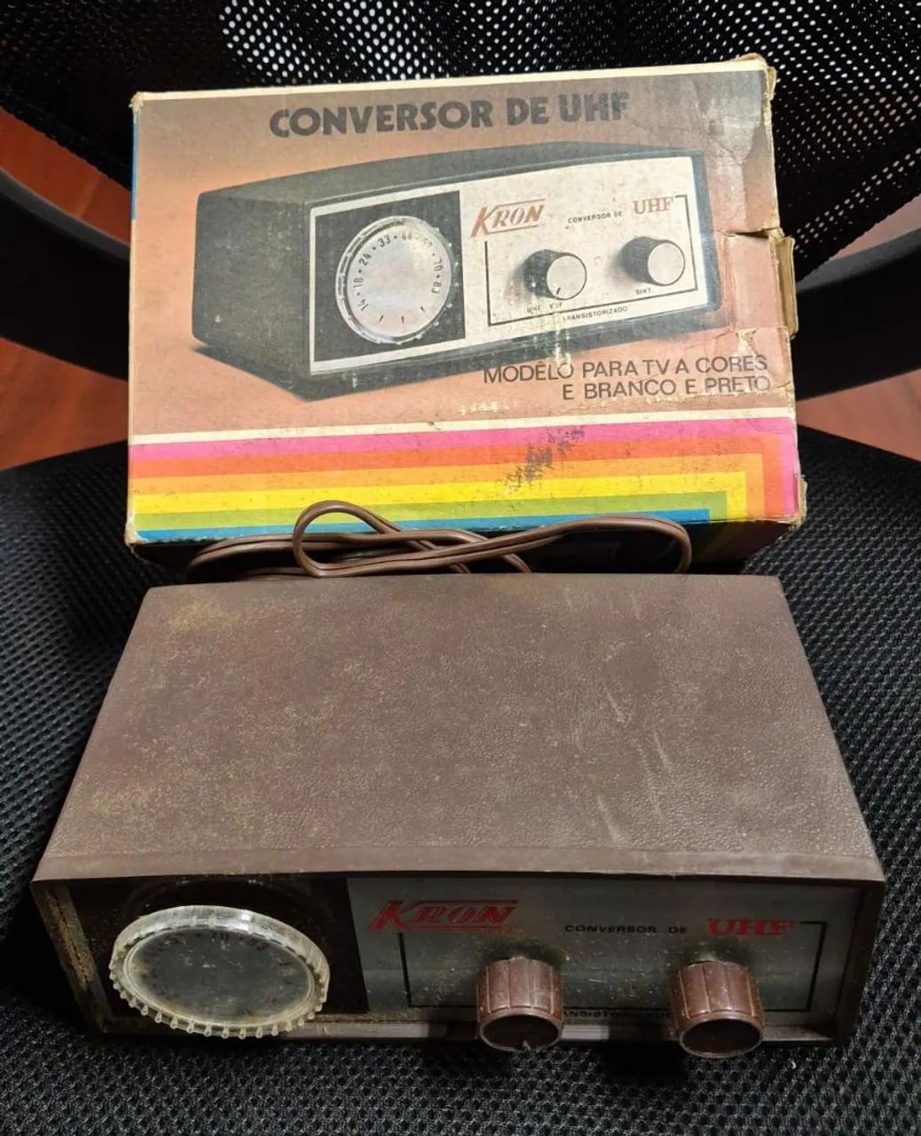 Conversor de Sinal UHF Marca Kron Anos 80 - Foto 3