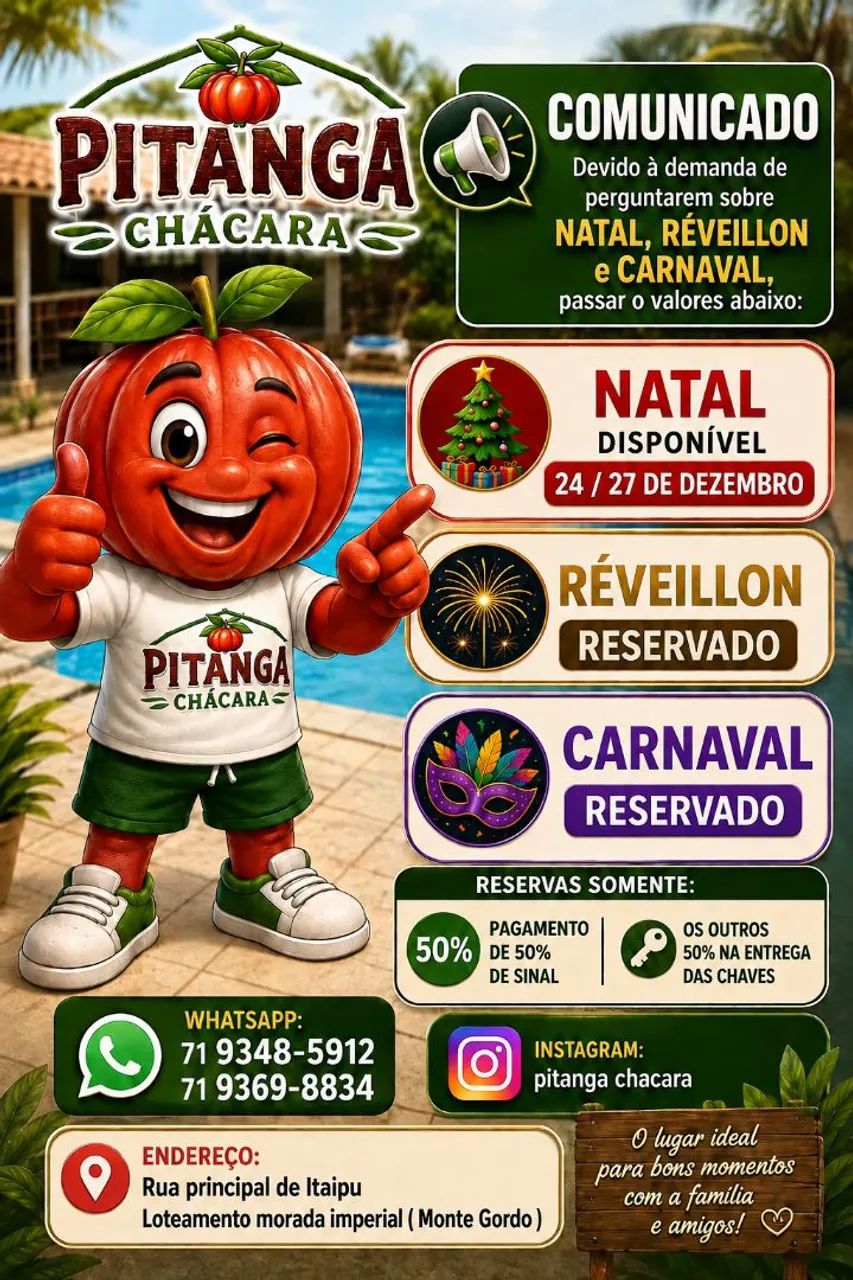Pitanga chacara  - Foto 2