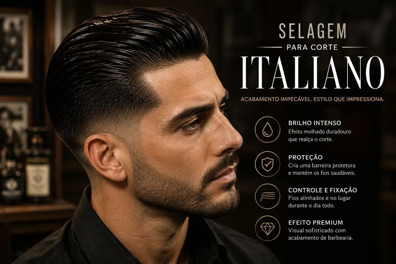 Selagem(alisamento) para cabelos masculinos  - Foto 2