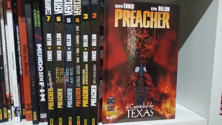 Preacher volumes 1 ao 7 de Garth Ennis - capa dura - Livros e