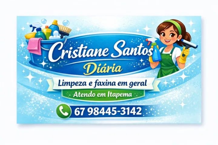 Trabalho como diarista,baba 