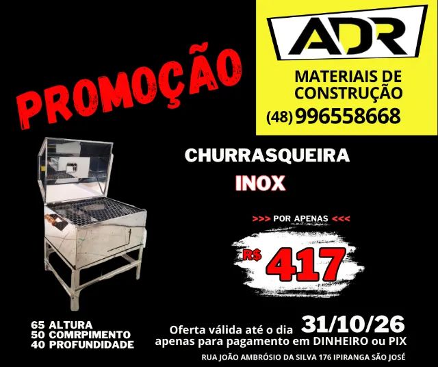 Churrasqueira Media inox 