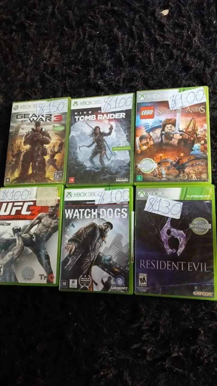 Vende-se jogos de Xbox 360 original 