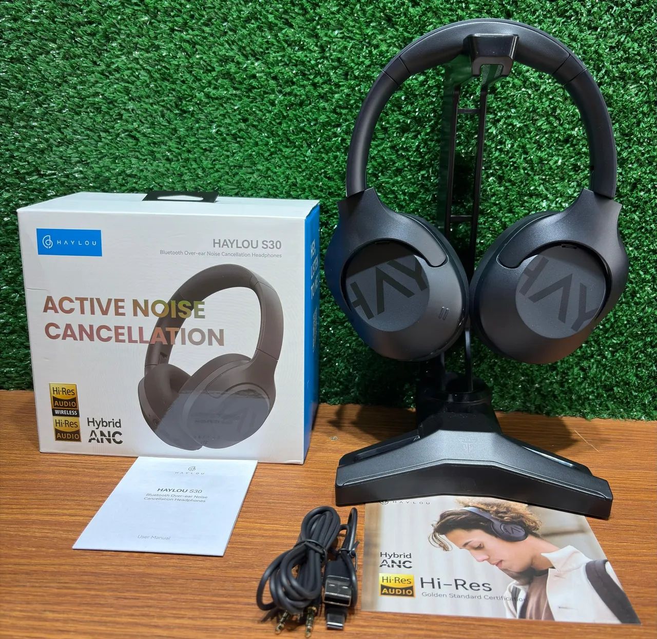 Fone bluetooth Headset Haylou S30 ANC bluetooth 