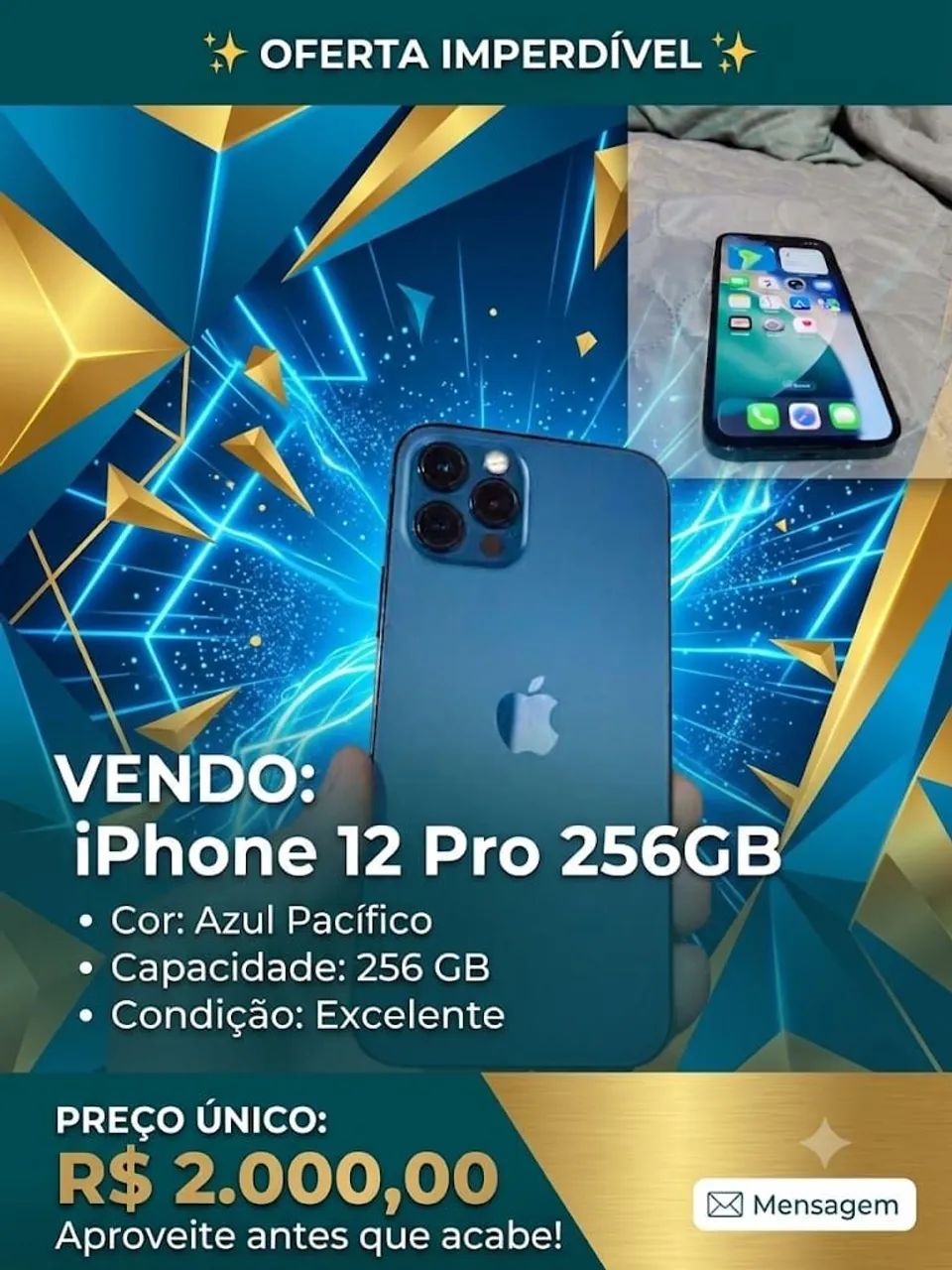 Vendo iPhone12 pro 256 