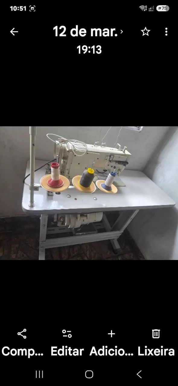 Máquina industrial pespontadeira  - Foto 3