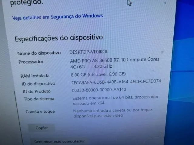 Computador Amd A8 6ªGen Hd 500 GB-Windows 10 Licenciado - Foto 3
