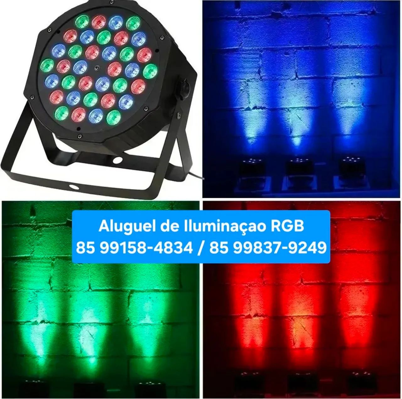 Aluguel de Iluminação RGB festas e eventos luz led 