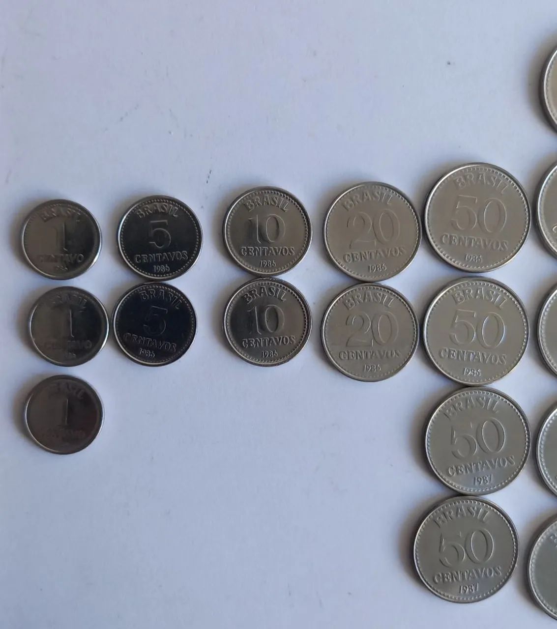 Lote c/ 40 Moedas Cruzados e Centavos Anos 1986 a 1988 - Foto 4