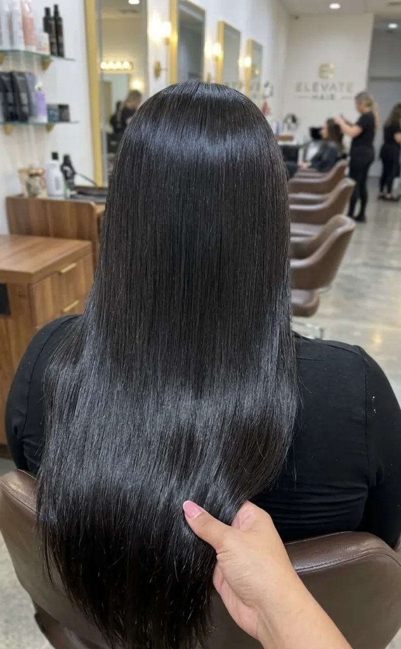 Carbono Therapy liso com naturalidade 