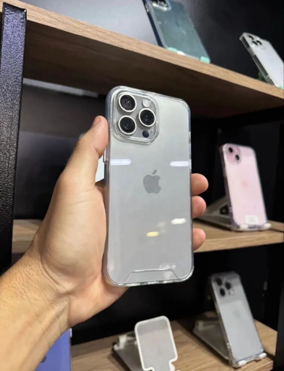 iPhone 15 pro Max 256 gb Natural semi novo