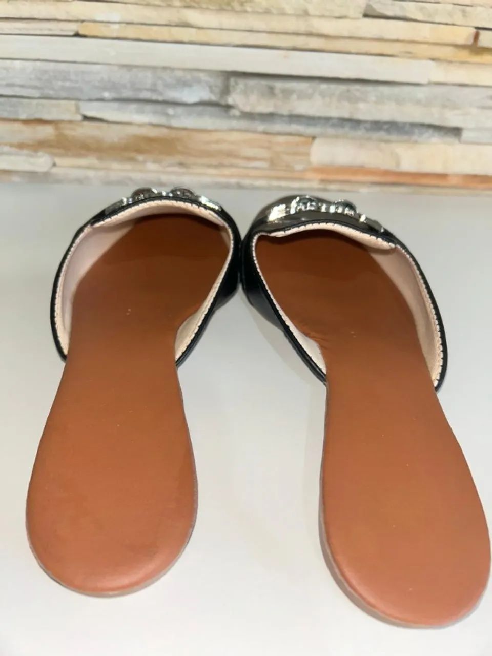 Mule Feminino Preto Elegante - Foto 5