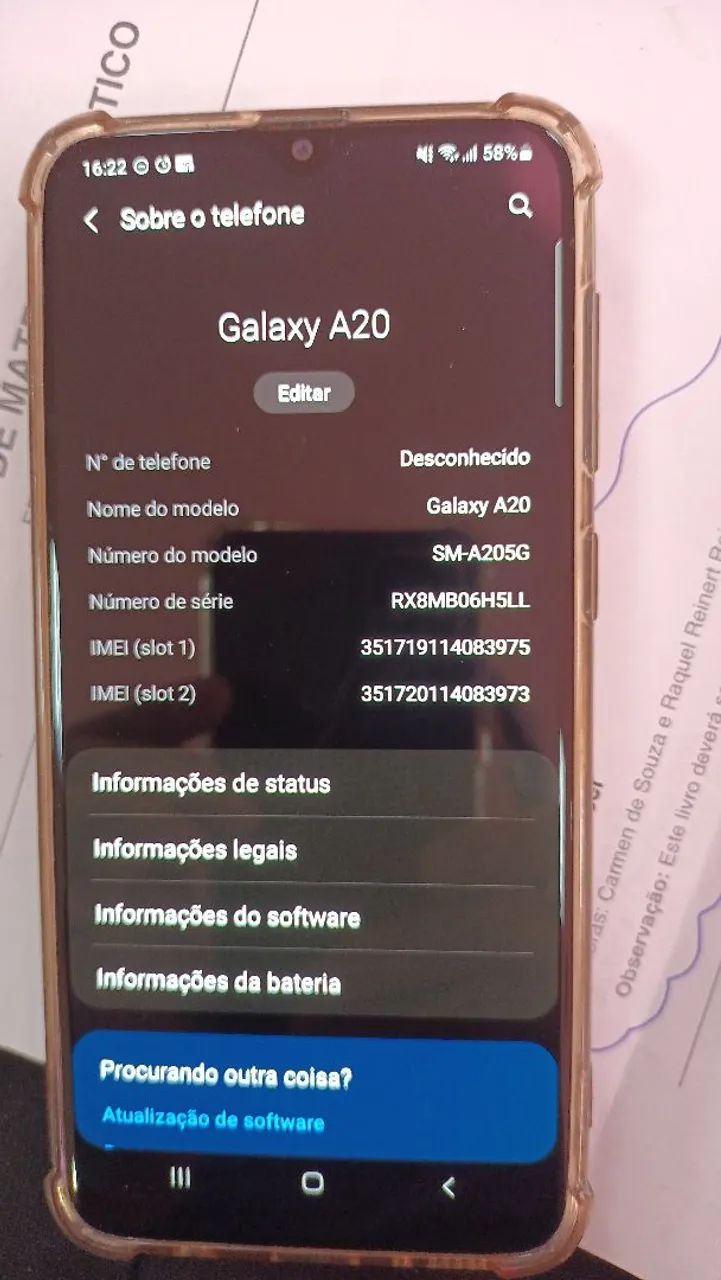 Celular Galaxy A20 usado excelente  - Foto 4