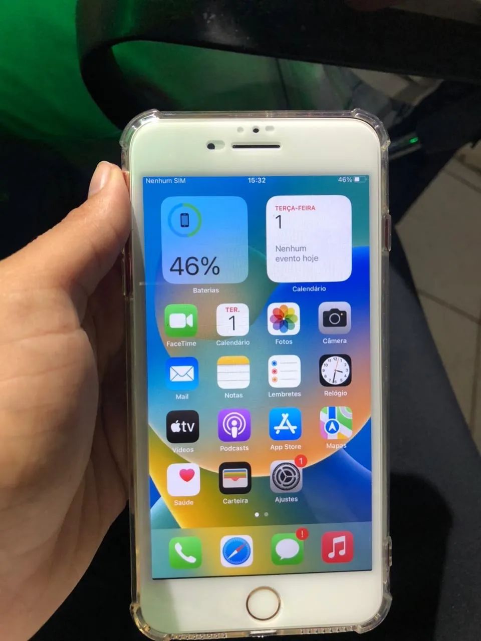 iPhone 8 Plus , 64 GB , biometria OK ,bateria 100% , SÓ VENDA. - Foto 5