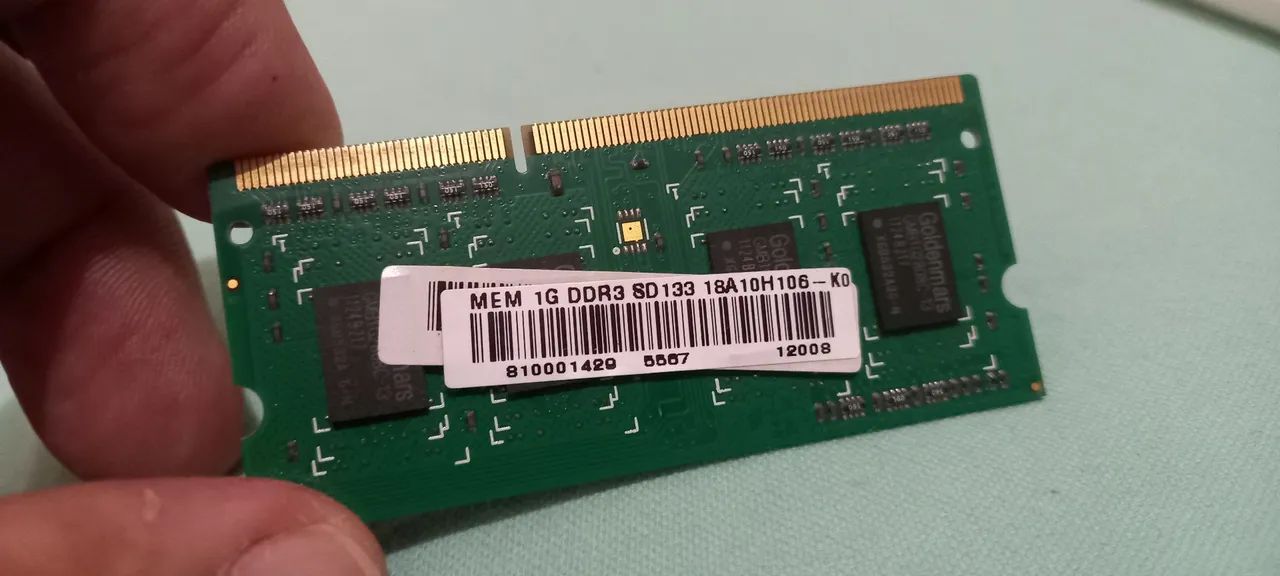 Memória DDR 3 1 GB PC3 133