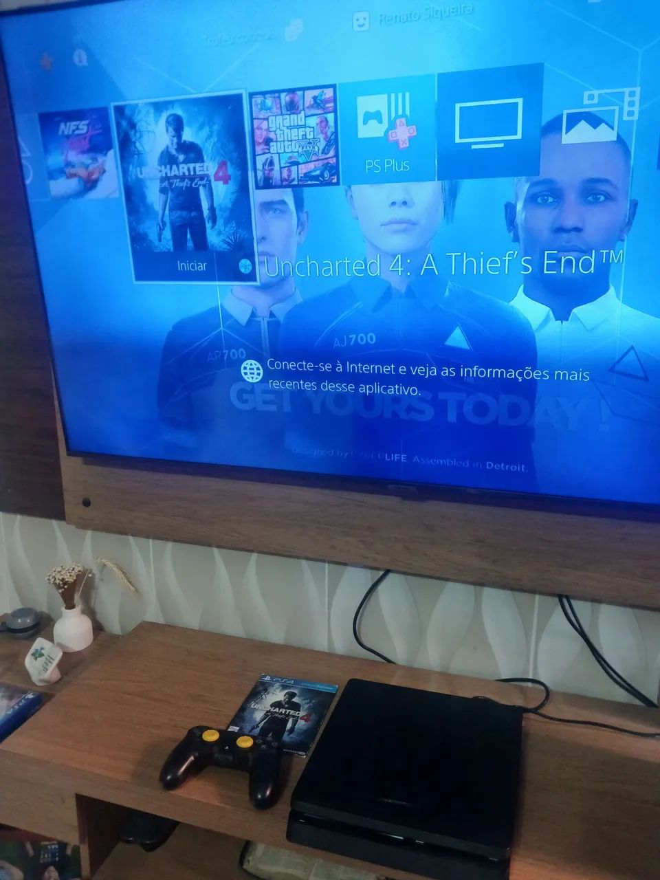 PS4 SLIM NA CAIXA - Foto 2