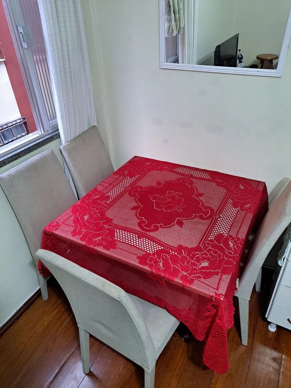 Mesa de Refeição BEGE com 4 Cadeiras - Foto 5