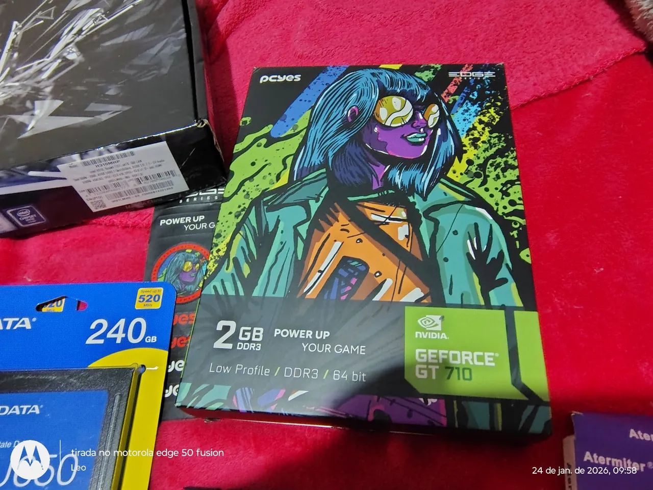 Kit informática HDs, memórias, placa vídeo, monitor, placa mãe  - Foto 6