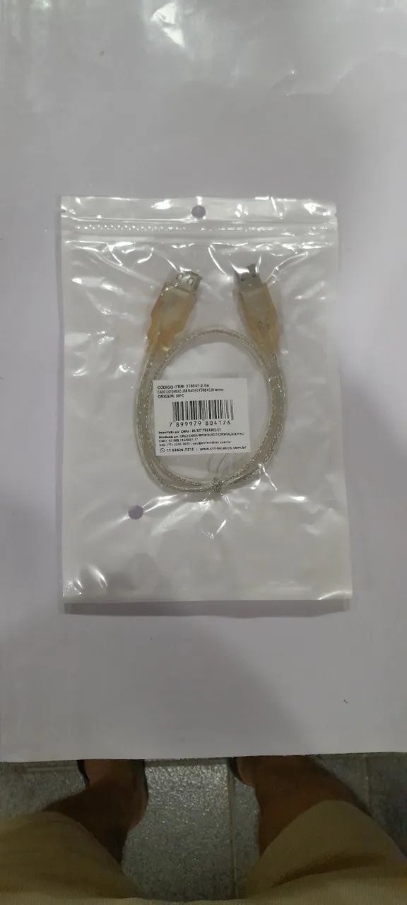 Cabo extensão USB Macho x Fêmea 0,5cm - Foto 2