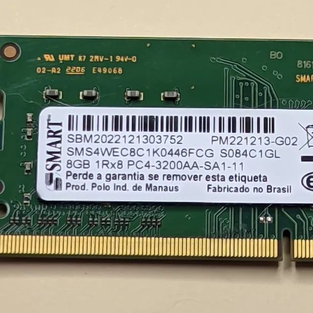 Memória RAM Smart DDR4 8GB 3200Mhz - Foto 2