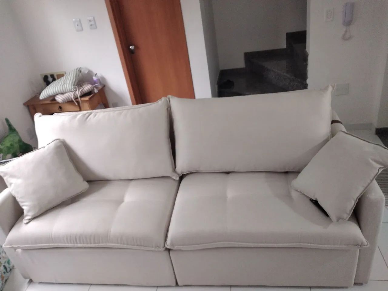 SOFA RETRATIL NOVO COMPRADO HA 5 DIAS, LEIA A DESCRIÇÃO  - Foto 4