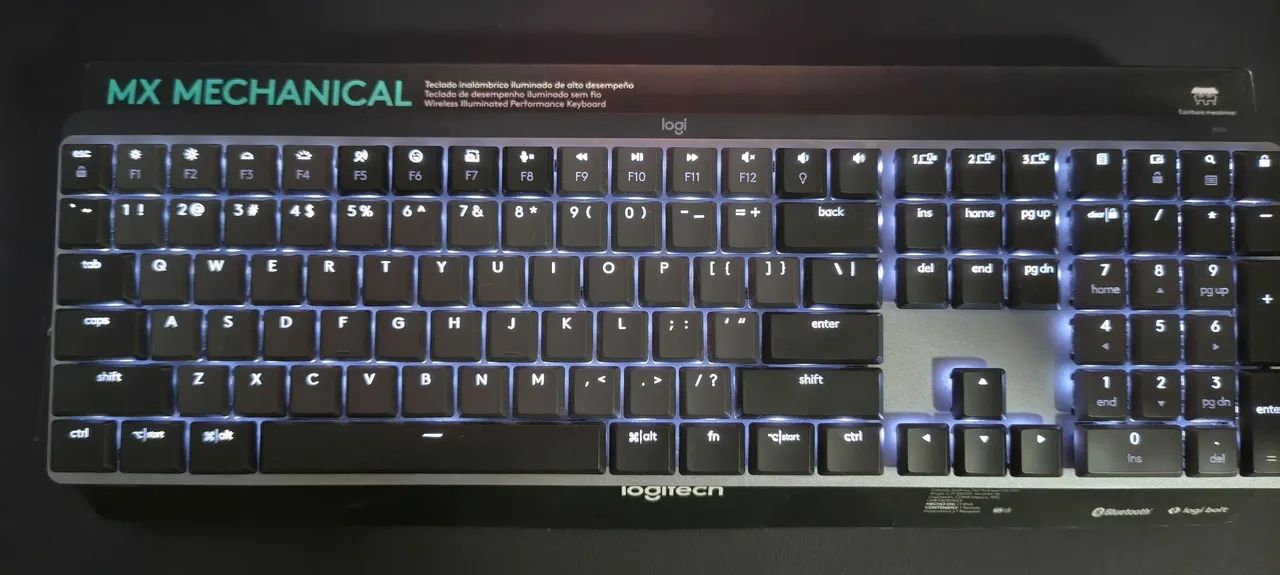 Teclado Mecânico Logitech MX Sem fio 