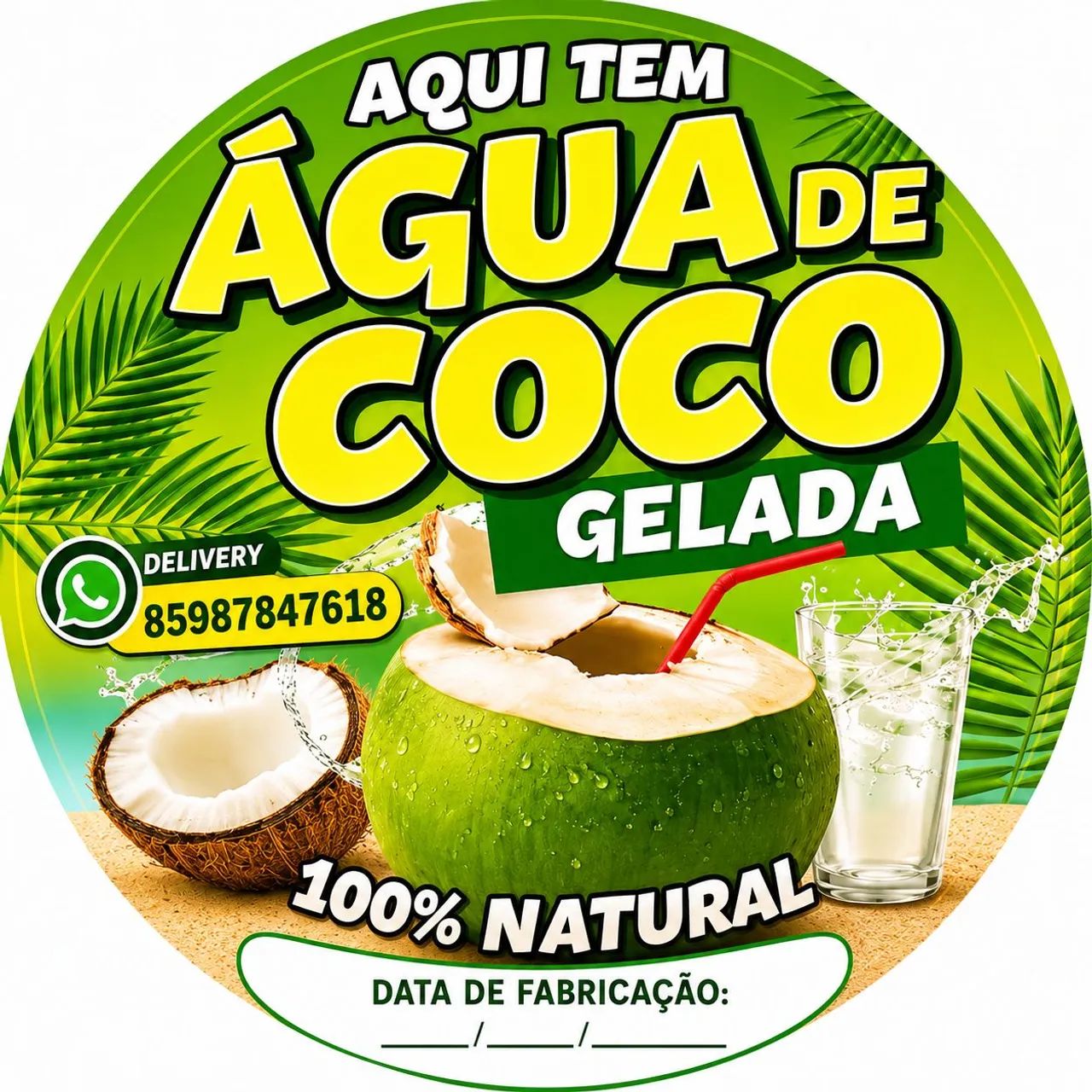 Água de côco na garrafa  - Foto 3