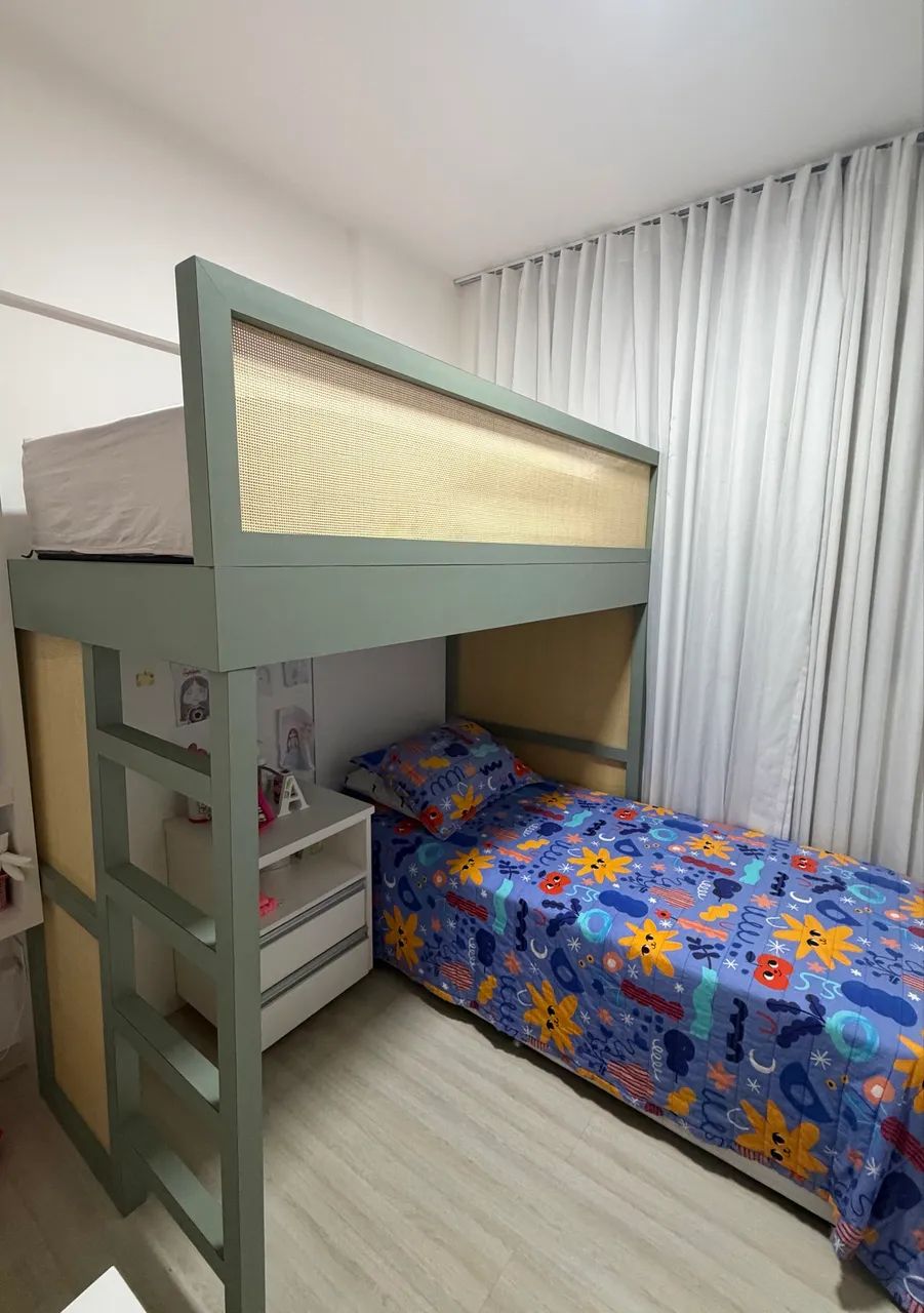 Cama suspensa madeira maciça  - Foto 2