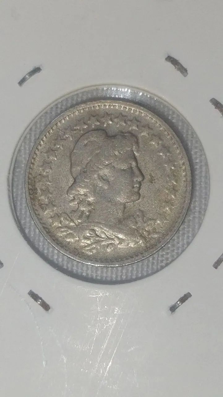 Moeda 50 Réis 1919 - Foto 2