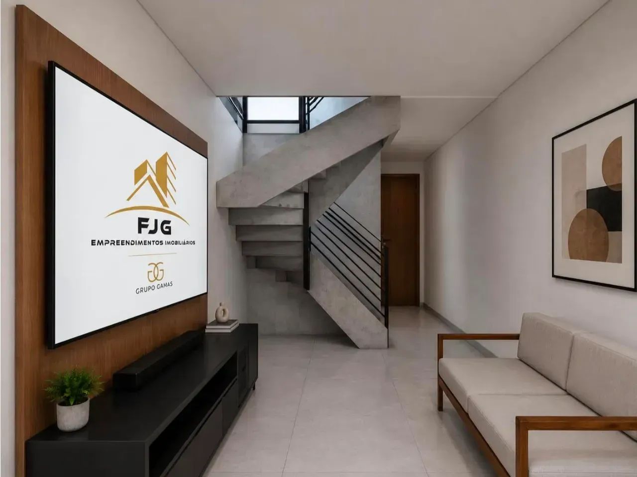 Casa com 2 quartos sendo 2 suíte 3 banheiros 2 vagas - Foto 4