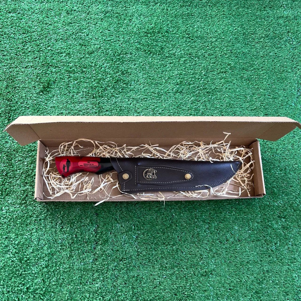 Presente para Pai Churrasqueiro - Faca Personalizada 10" - Foto 4