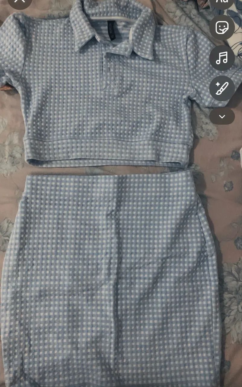 2 Conjunto de Croped e Saia  - Foto 5