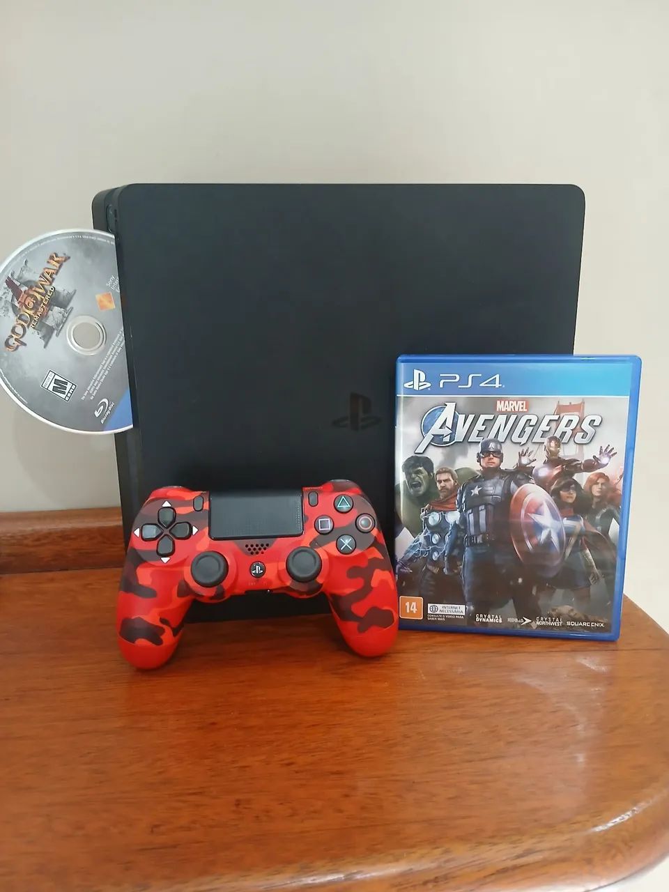 PS4 SLIM 1TB + 2 JOGOS + CONTROLE - Foto 2
