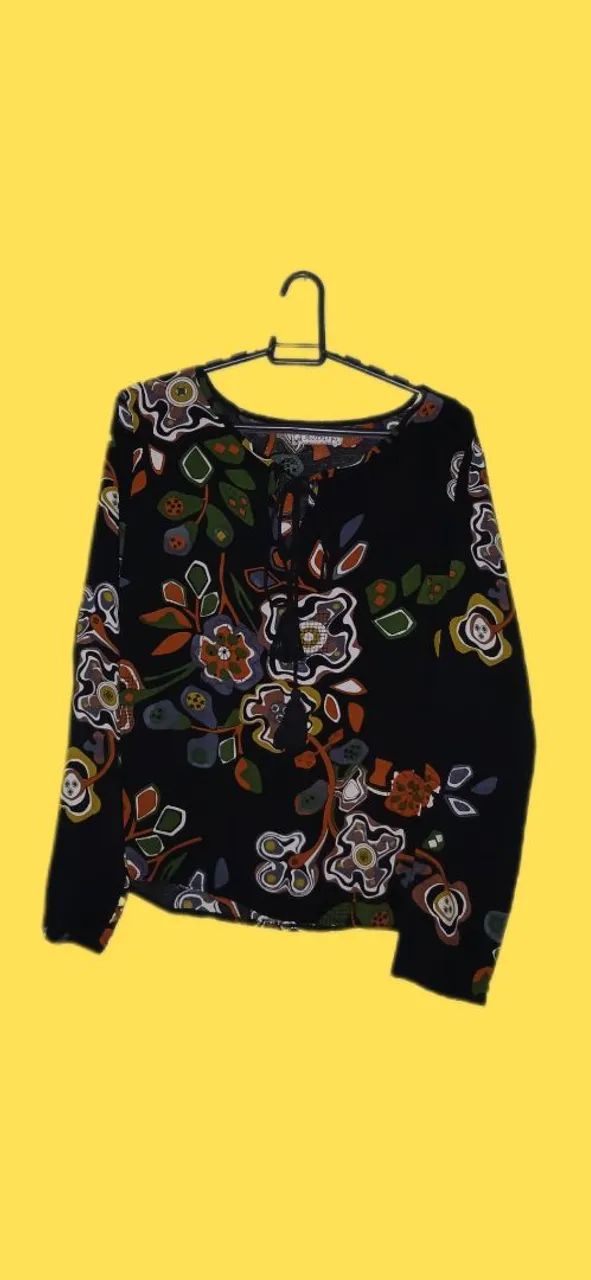 Blusa manga longa