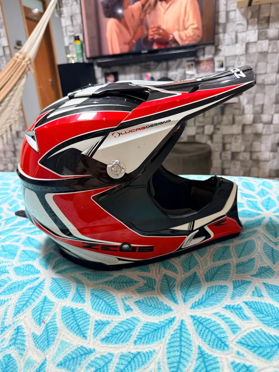 Capacete Zeus 58T Zs-951 Motocross Trilha As W F Ox - Peças para