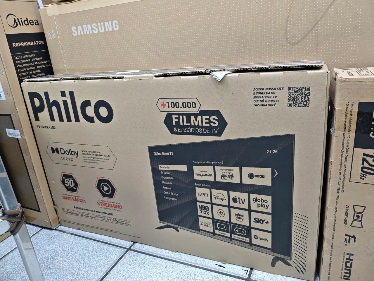 Tv 40 polegadas Smart PHILCO NOVA LACRADA 